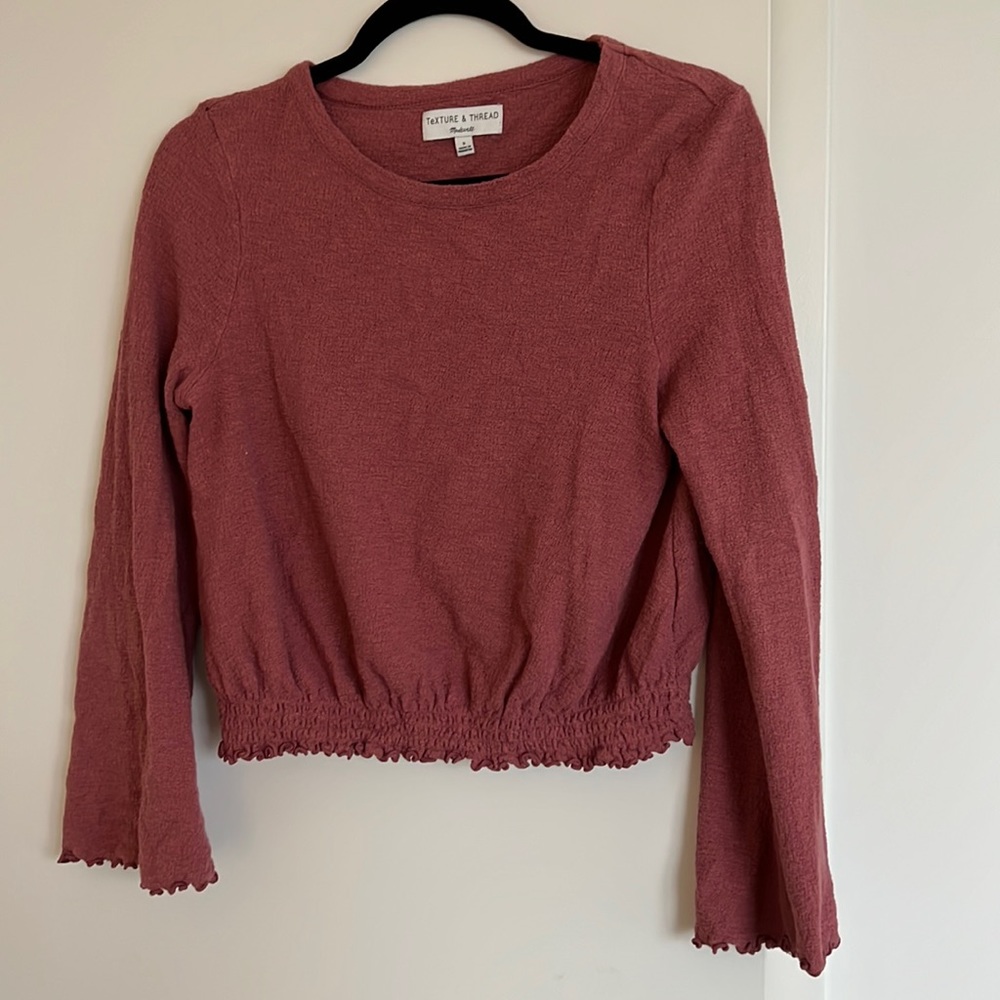 Madewell Texture & Thread top
